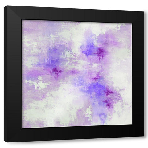 Abstract Pastels 1 Black Modern Wood Framed Art Print with Double Matting by Storms, Alyson