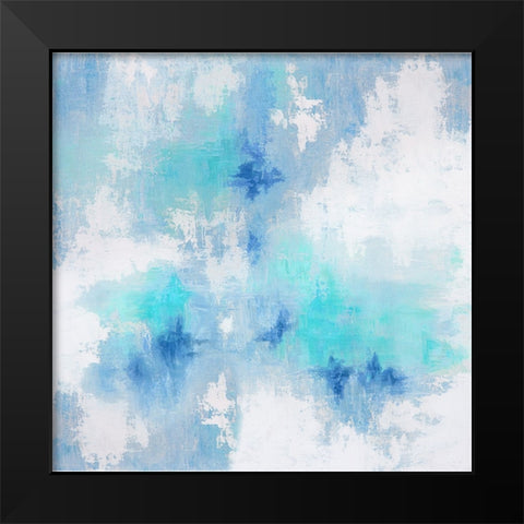 Abstract Pastels 2 Black Modern Wood Framed Art Print by Storms, Alyson