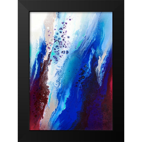 Acclivity Black Modern Wood Framed Art Print by Storms, Alyson