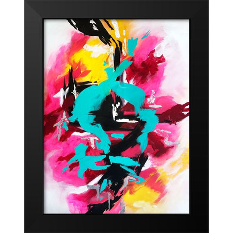 Adhara Black Modern Wood Framed Art Print by Storms, Alyson