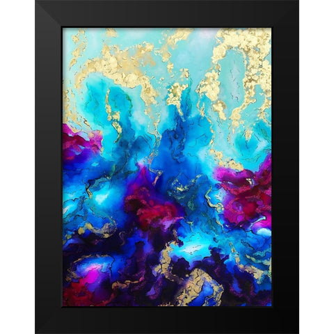 Andromeda Black Modern Wood Framed Art Print by Storms, Alyson