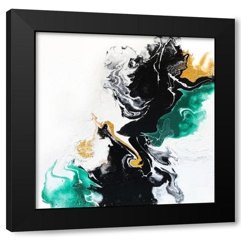 Balance Black Modern Wood Framed Art Print by Storms, Alyson