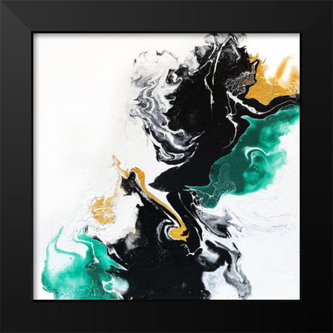 Balance Black Modern Wood Framed Art Print by Storms, Alyson