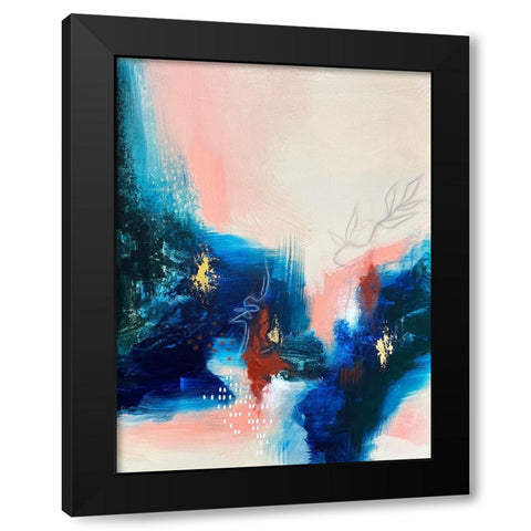 Botanical Vision Part A Black Modern Wood Framed Art Print by Storms, Alyson