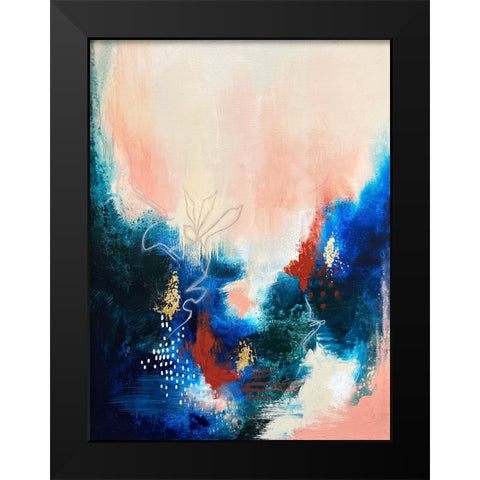 Botanical Vision Part B Black Modern Wood Framed Art Print by Storms, Alyson