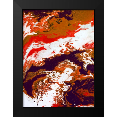 Bright Splash 2 Black Modern Wood Framed Art Print by Storms, Alyson