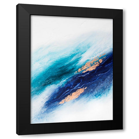Calming Serenity Black Modern Wood Framed Art Print by Storms, Alyson