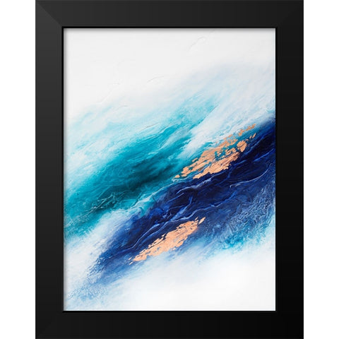 Calming Serenity Black Modern Wood Framed Art Print by Storms, Alyson