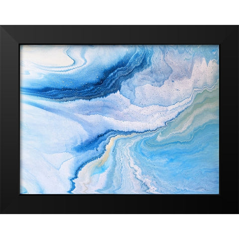 Colorful Ocean Black Modern Wood Framed Art Print by Storms, Alyson