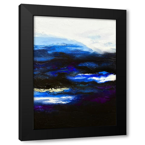 Dark Colorful Light 1 Black Modern Wood Framed Art Print by Storms, Alyson