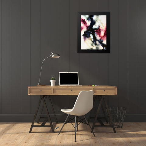 Dark Matter Awoken Black Modern Wood Framed Art Print by Storms, Alyson