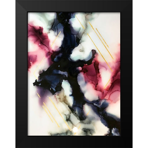 Dark Matter Awoken Black Modern Wood Framed Art Print by Storms, Alyson
