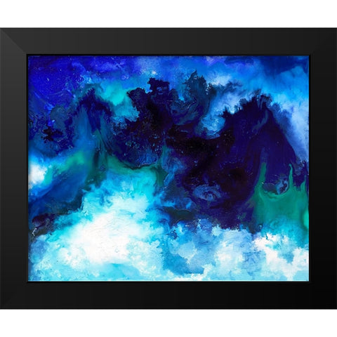 Deep Sea Black Modern Wood Framed Art Print by Storms, Alyson