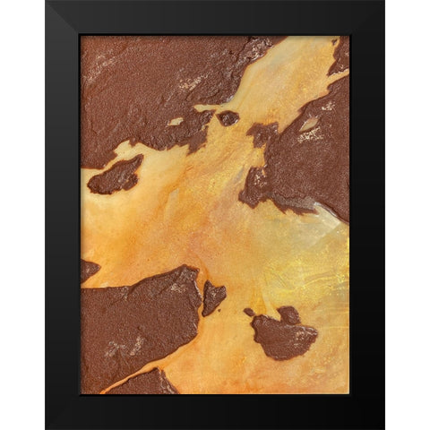 Desert Canyon Black Modern Wood Framed Art Print by Storms, Alyson