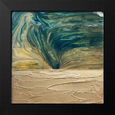 Forest Glass Black Modern Wood Framed Art Print by Storms, Alyson