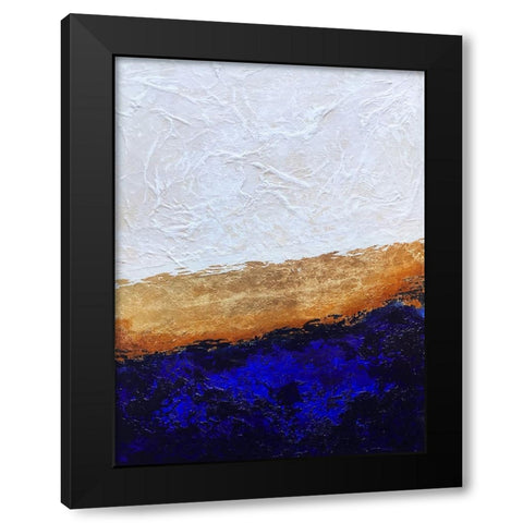 Framework Black Modern Wood Framed Art Print by Storms, Alyson