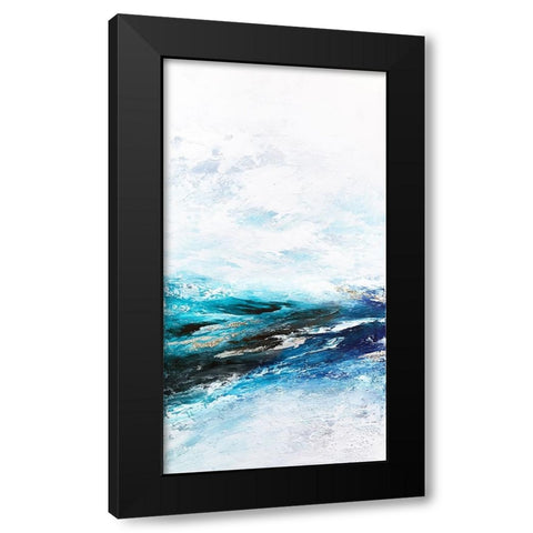 Frozen Ocean 3 Black Modern Wood Framed Art Print by Storms, Alyson