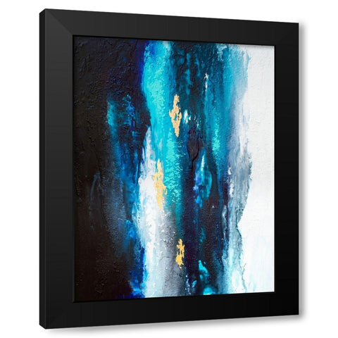 Frozen Ocean Black Modern Wood Framed Art Print by Storms, Alyson
