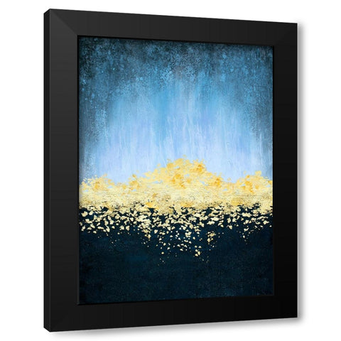 Golden Dawn Black Modern Wood Framed Art Print with Double Matting by Storms, Alyson