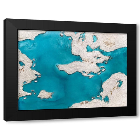 Great Barrier Reef Black Modern Wood Framed Art Print with Double Matting by Storms, Alyson
