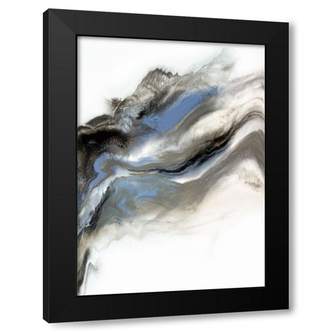 Grey Smoke 1 Black Modern Wood Framed Art Print by Storms, Alyson