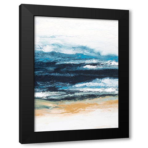 Highland 1 Black Modern Wood Framed Art Print with Double Matting by Storms, Alyson