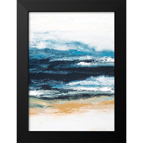 Highland 1 Black Modern Wood Framed Art Print by Storms, Alyson