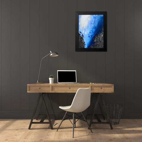 Hawaiian Island Black Modern Wood Framed Art Print by Storms, Alyson