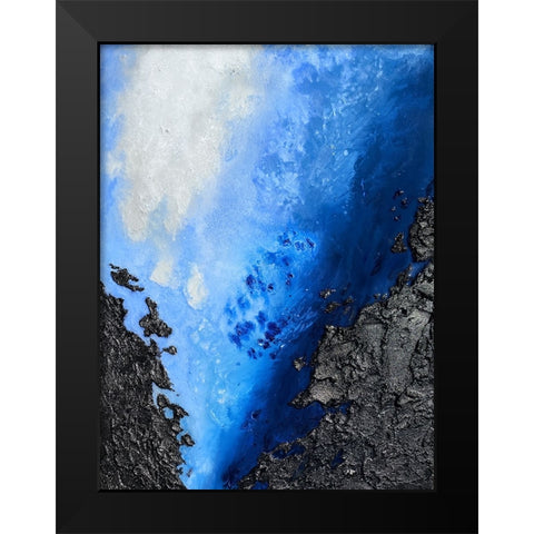 Hawaiian Island Black Modern Wood Framed Art Print by Storms, Alyson