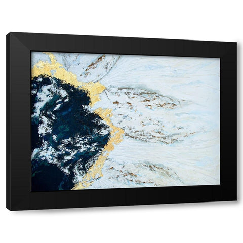 Iceland Black Modern Wood Framed Art Print by Storms, Alyson