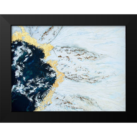 Iceland Black Modern Wood Framed Art Print by Storms, Alyson