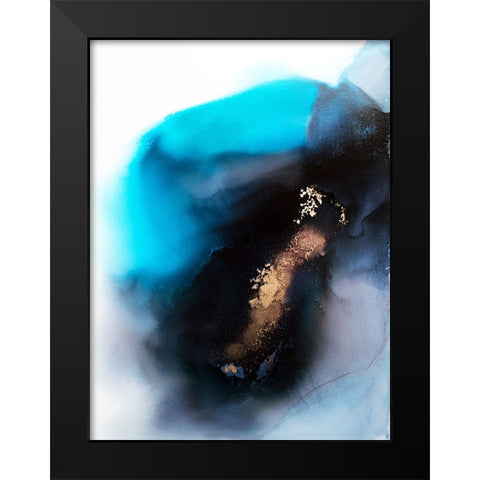 Inception Black Modern Wood Framed Art Print by Storms, Alyson