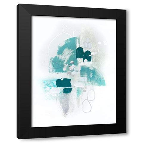 Island Sea Breeze Black Modern Wood Framed Art Print by Storms, Alyson