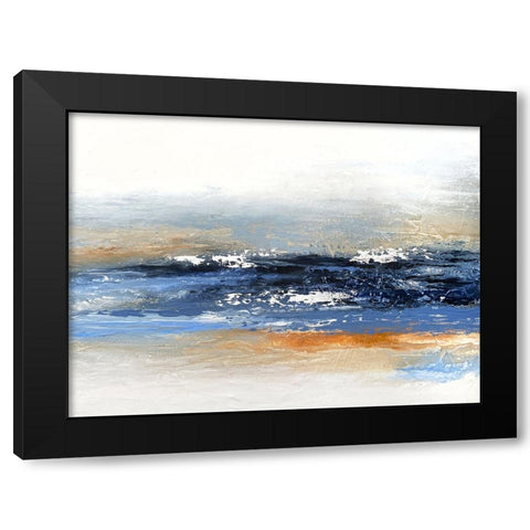 La Push Black Modern Wood Framed Art Print by Storms, Alyson