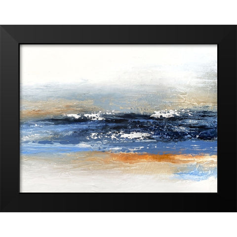 La Push Black Modern Wood Framed Art Print by Storms, Alyson