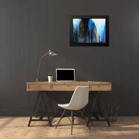 Magnetic Black Modern Wood Framed Art Print by Storms, Alyson