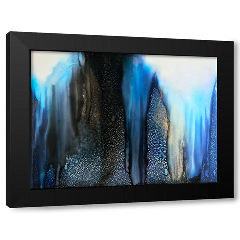 Magnetic Black Modern Wood Framed Art Print by Storms, Alyson
