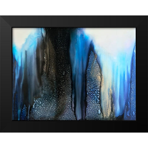 Magnetic Black Modern Wood Framed Art Print by Storms, Alyson