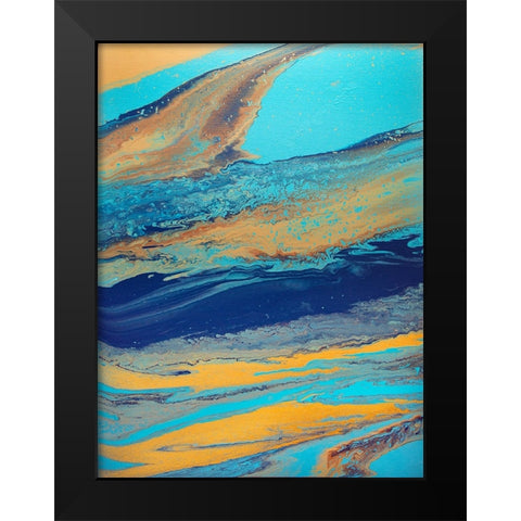 Picture Jasper Black Modern Wood Framed Art Print by Storms, Alyson