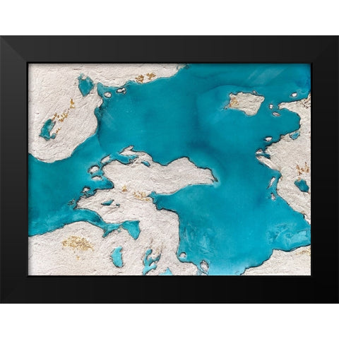 Pugetsound Std Black Modern Wood Framed Art Print by Storms, Alyson