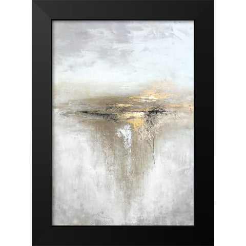 Pyrite Black Modern Wood Framed Art Print by Storms, Alyson