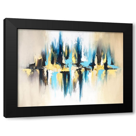 Rain Reflection Black Modern Wood Framed Art Print with Double Matting by Storms, Alyson