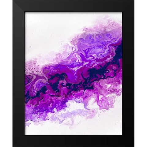 Rainbow Smoke 2 Black Modern Wood Framed Art Print by Storms, Alyson
