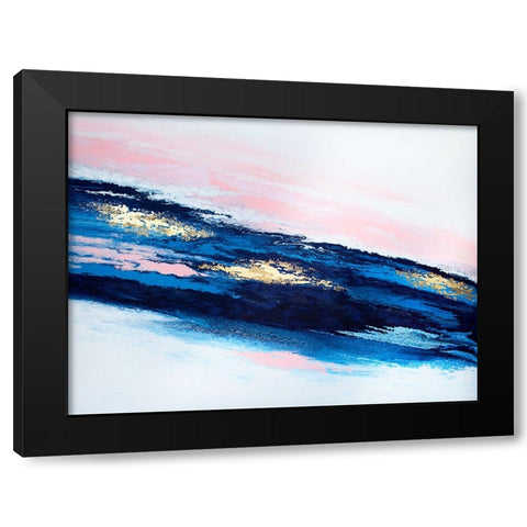 Receiving Black Modern Wood Framed Art Print by Storms, Alyson