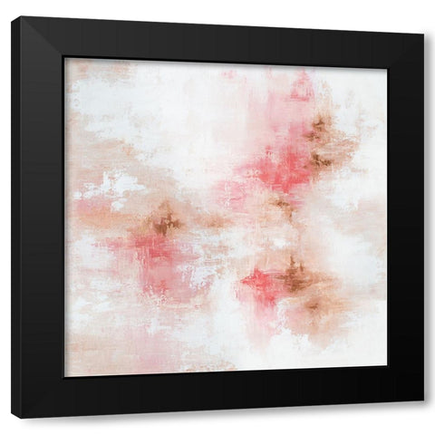 Rose Gold 1 Black Modern Wood Framed Art Print by Storms, Alyson