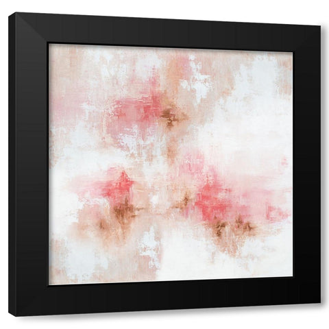 Rose Gold 2 Black Modern Wood Framed Art Print by Storms, Alyson