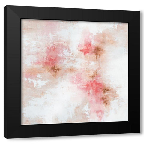 Rose Gold 3 Black Modern Wood Framed Art Print by Storms, Alyson
