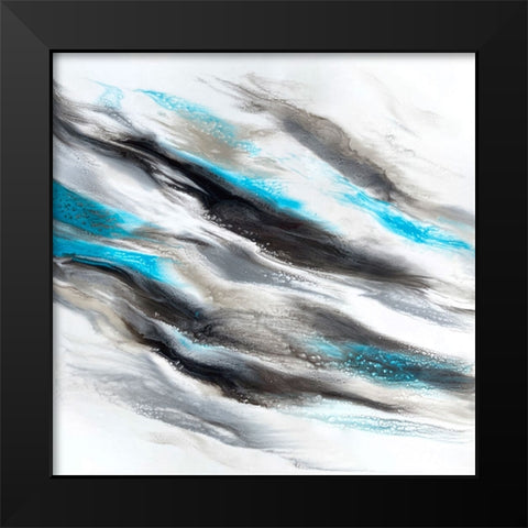Submerge Black Modern Wood Framed Art Print by Storms, Alyson