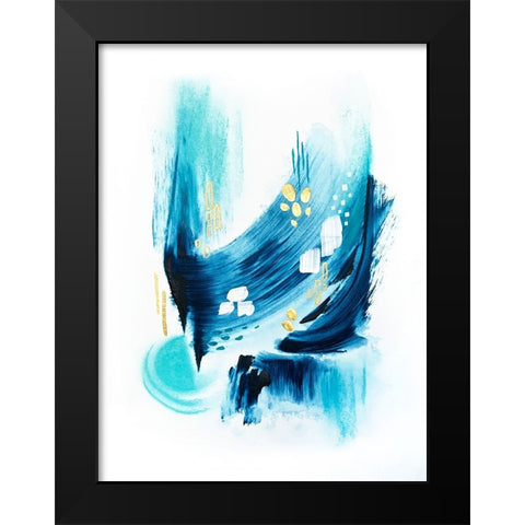 Trident Seas 2 Black Modern Wood Framed Art Print by Storms, Alyson