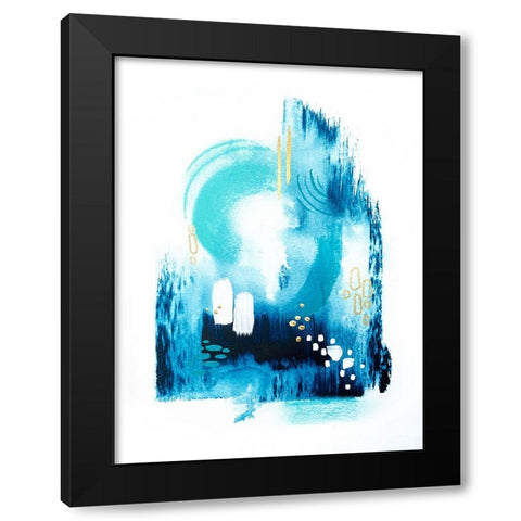 Trident Seas 3 Black Modern Wood Framed Art Print by Storms, Alyson